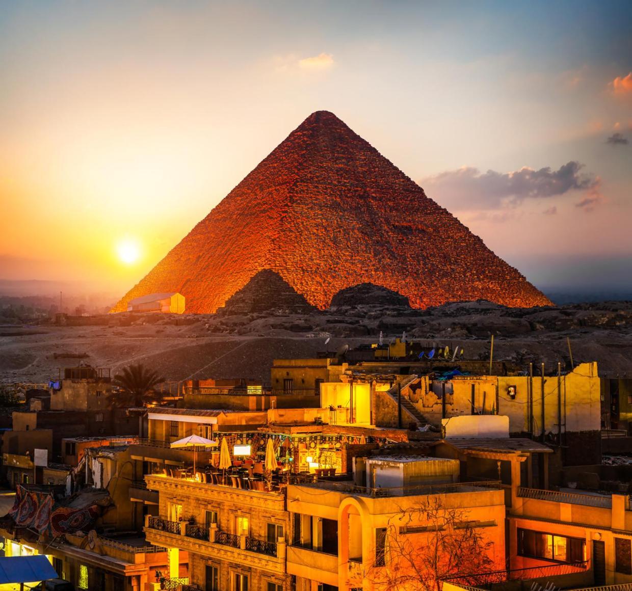 Alaa Eldein Pyramids Lights Hotell Kafret el-Gabal Exteriör bild
